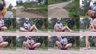 Public Risky Fingering Until Cum Beside The Road Get Caught Pinay Viral Scandal